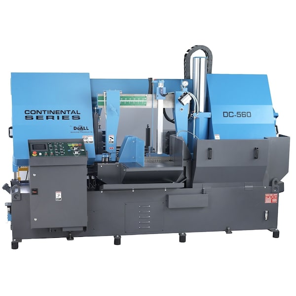 Semi-Automatic, Extreme Production Horizontal Band Saw DC-560SA Extended Capacity